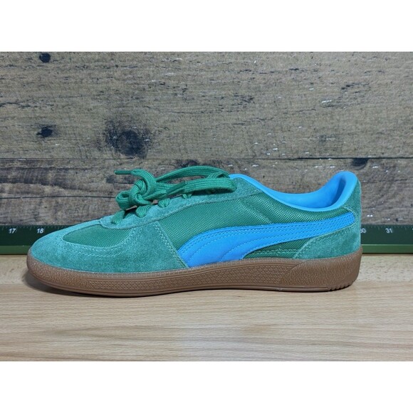 ?NEW-PUMA Palermo Vintage Update Lace Up  Mens Green Sneakers Casual Shoes 6 main image 9